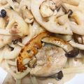 67luna's cooksnap of when they made れんこんと鶏肉の塩焼きうどん.