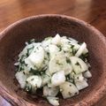 Nilmini's cooksnap of when they made 昆布茶が決め手　大根葉の即席漬け.