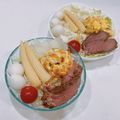 ゆにこーん☆'s cooksnap of when they made 簡単！野菜たっぷりローストビーフサラダ.