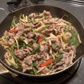 一隅照☻'s cooksnap of when they made 手間なし☆青椒肉絲.