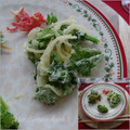melmarilyn's cooksnap of when they made 菜の花と新玉ねぎのかき揚げ☆.