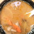 。's cooksnap of when they made 我が家の味噌汁風☆モツ煮込み♪.