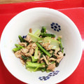 Queenred's cooksnap of when they made 小松菜とツナの炒めもの.