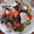おくとママ's cooksnap of when they made 水菜とかぶ・スモークサーモンのサラダ.