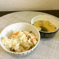 ☆こまっと☆'s cooksnap of when they made 炊き込みご飯の残りで旨いだし茶漬け♪.
