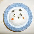 白いぐれーぷ's cooksnap of when they made ❁２分でパンダごはん❁.