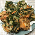 Etsu☆ko's cooksnap of when they made さくさくかりかりの春菊の天ぷら.