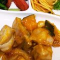 やんやんパパ's cooksnap of when they made かぼちゃと鶏ももの甘酢照り焼き.