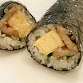 chou*'s cooksnap of when they made 穴子（鰻）と胡瓜と卵焼きde海苔巻き♡.