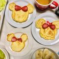 ryumi58's cooksnap of when they made かわいい　ミッキーホットケーキ.
