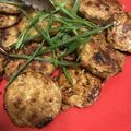 クックLXIRPF☆'s cooksnap of when they made 蓮根の鶏ミンチ挟み焼き.