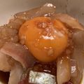 juschin's cooksnap of when they made 残った刺身で簡単！ピリ辛ユッケ.