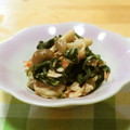 ももいろさくら's cooksnap of when they made 【ほうれん草と干しエビのツナ醤油和え】♪.