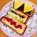 シルバニア's cooksnap of when they made カニカマとーすと^_^ タロの弁当朝食編.