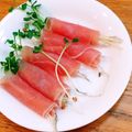 反省堂書店（のぐち）'s cooksnap of when they made 生ハムの貝割れ巻き.