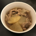 クックJ166XY☆'s cooksnap of when they made 大根と玉ねぎの豚コマ煮.