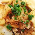 ☆のん☆☆'s cooksnap of when they made ■豚肉と大根のペッパーにんにく炒め■.