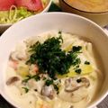 香京さん's cooksnap of when they made ご飯にかけても♪白菜とタラのクリーム煮.