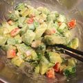 金魚のひらり's cooksnap of when they made カニカマときゅうりのアボカドマヨサラダ.