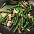 ame-ikuru's cooksnap of when they made いんげんとベーコンの蒸し煮.