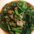 saki1010's cooksnap of when they made 簡単☆チンゲン菜とベーコン炒め.