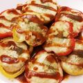 SHⅰ's cooksnap of when they made 詰めて焼くだけ★パプリカの肉詰めバーグ.