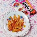 カレンガール's cooksnap of when they made たらこふりかけで♪　✽明太ちくわ✽.