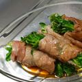 りよんじゃ's cooksnap of when they made 簡単時短 豆苗豚肉巻き！.
