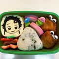へにゃにゃ's cooksnap of when they made キャラ弁　鬼滅の刃 炭治郎.