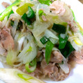 ユーロン's cooksnap of when they made Wネギの豚炒め＊マヨ七味.