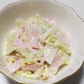 もぐ・ω・くま's cooksnap of when they made 白菜とハムの胡麻マヨサラダ.
