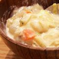 mayuryu's cooksnap of when they made 豆乳クリームシチュー 小麦粉不使用.