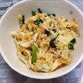 ぱにぱる's cooksnap of when they made レンジで簡単♪キャベツとにらのナムル.