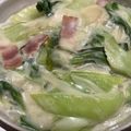 きよやよ's cooksnap of when they made ベーコンとチンゲン菜のクリーム煮.