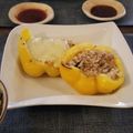 magNRK's cooksnap of when they made 和風ピーマンの肉詰(大豆ミート).