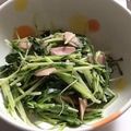 向日葵くっく's cooksnap of when they made 水菜とベーコンのバター炒め.