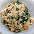 ハチ号's cooksnap of when they made 木綿豆腐と3つ葉と塩昆布のサラダ♡.
