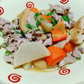 ひな☆さま's cooksnap of when they made 簡単 和食！ 牛肉と 大根 人参の煮物.