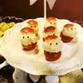 ♡ひな祭り♡'s cooksnap of when they made トマトとマッシュポテトのサンタ＊キャラ弁.