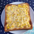 ぽあちゃん☆'s cooksnap of when they made マヨコーントースト.
