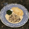 ざりがにサラダ's cooksnap of when they made チューリッヒ風牛肉のクリーム煮.