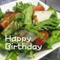 robicat's cooksnap of when they made トマトと長ネギ、葉っぱのサラダ.