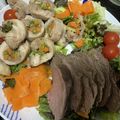 みのむしざえもん's cooksnap of when they made お洒落な洋風お節　鶏ハムのオーロラソース.