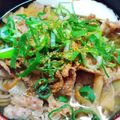 ちかﾁｬﾝ☆'s cooksnap of when they made 肉そば★年越しそばに是非！.