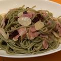 ゆうたろうっち's cooksnap of when they made 茶そばでペペロンチーノ.
