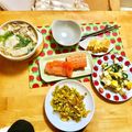 komutatata's cooksnap of when they made ニラたまのサイコロはんぺん入り☆.