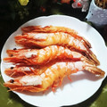 虹色♪︎ちゅーりっぷ's cooksnap of when they made 活き車海老の塩焼き～(๑>∀<๑)♬+゜.
