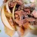 NAGANO久留米's cooksnap of when they made 牛肉と新玉ねぎのオイスター炒め.