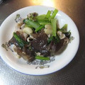 ゆっかka's cooksnap of when they made おうち中華♪空芯菜ときくらげのにんにく炒.