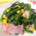 NAGANO久留米's cooksnap of when they made ほうれん草とコーンのバター炒め.